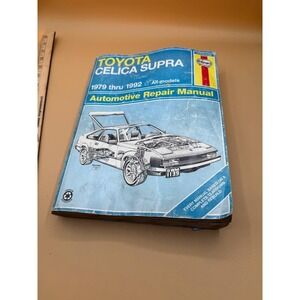 Haynes Toyota Celica Supra 1979-1992‎ All Models Automotive Repair Manual 92025